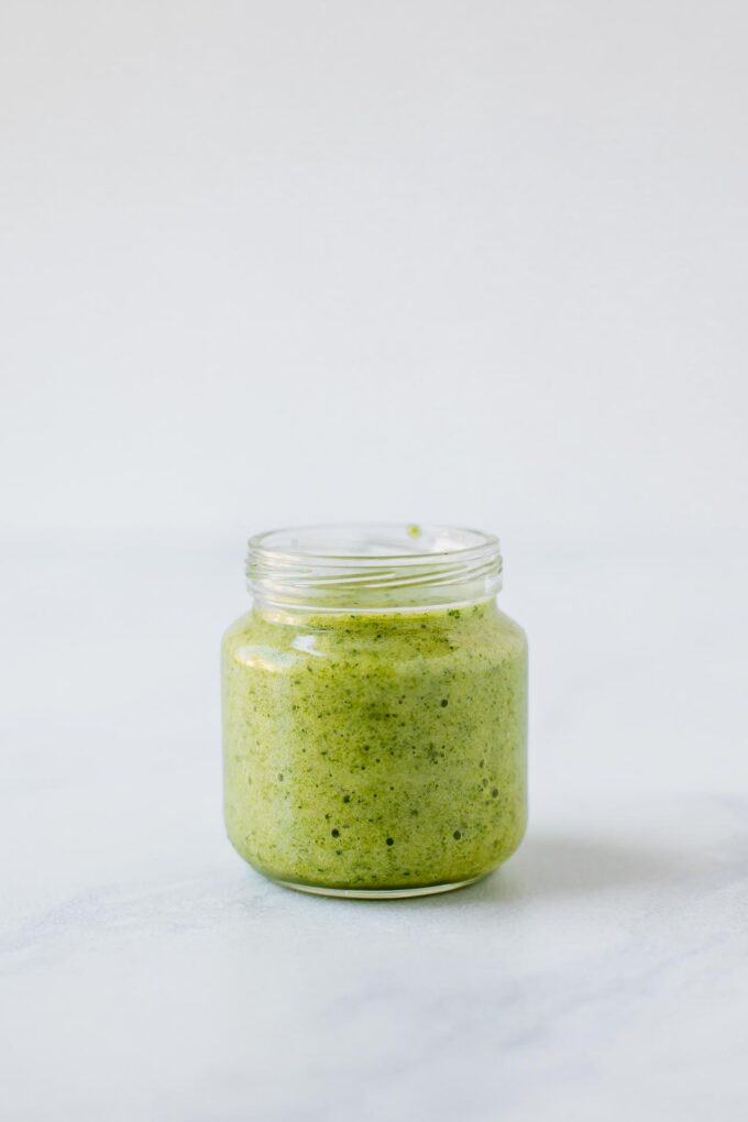 Pineapple & Spinach Baby Food Recipe loaded with nutrition and perfect for your 10-12 month old baby!