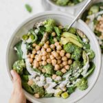 Easy Vegetarian chickpea salad recipe.
