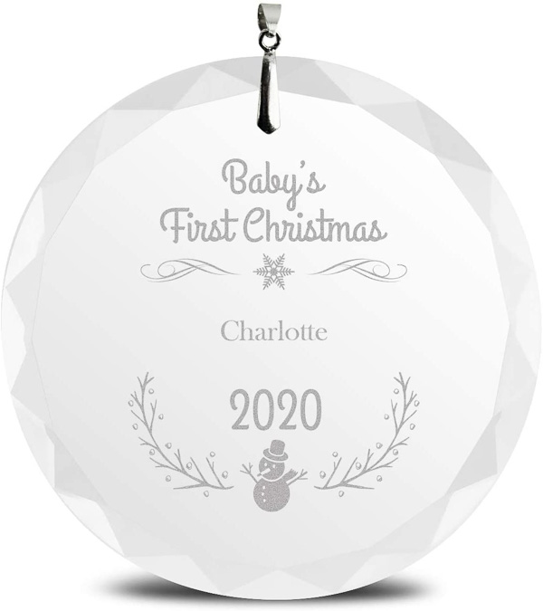 Baby's first ornament.