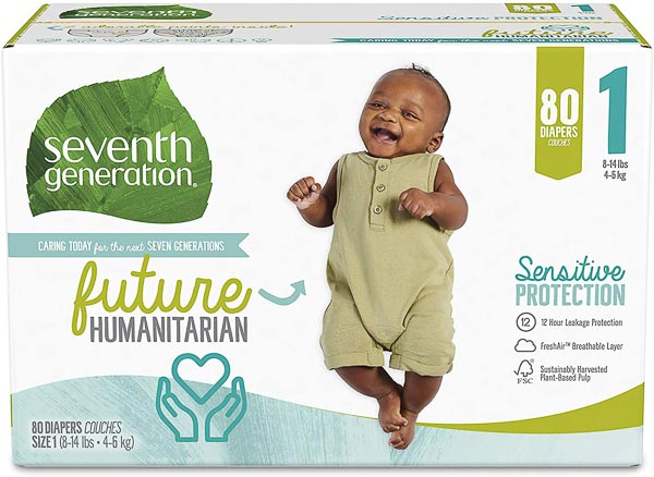 Seventh generation organic diapers.