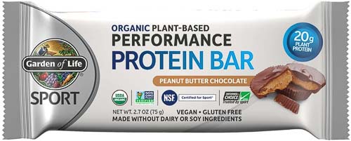 Garden Of Life Protein Bar on white background.