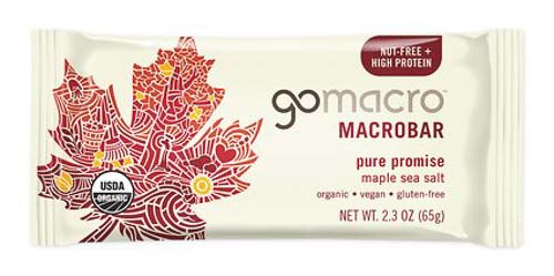 GoMacro protein bar on a white background.