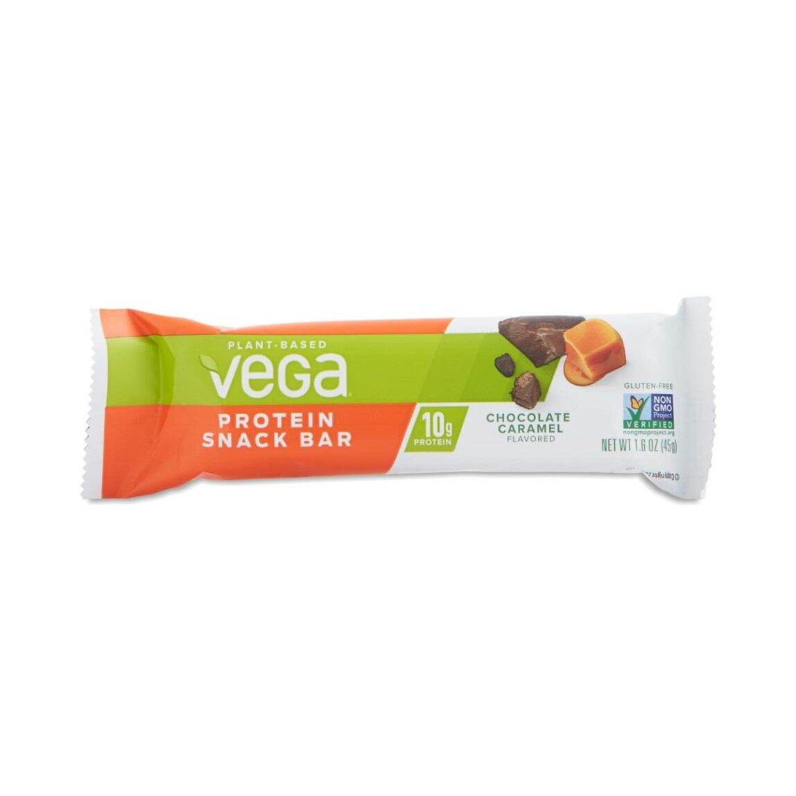 Vega Protein Bar on white background.