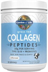 Garden of Life Grass Fed Collagen Peptides.