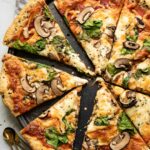 Top shot of Vegan Pizza Dough (No Yeast)