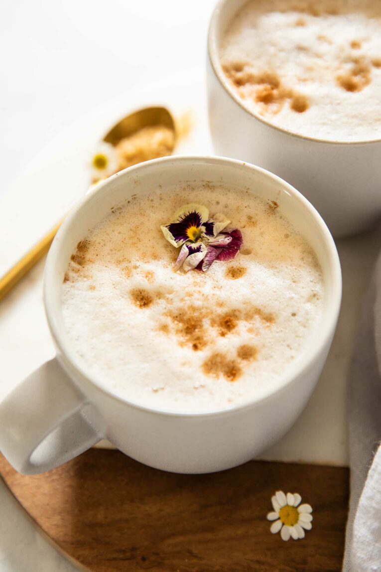 Angled shot of Everyday Collagen Coffee Recipe.