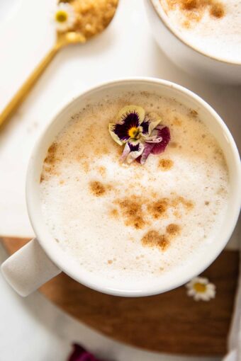 Close up of Everyday Collagen Coffee Recipe.
