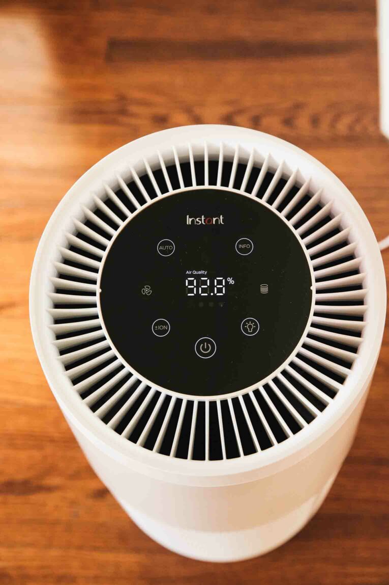Instant Air Purifier Display Screen.