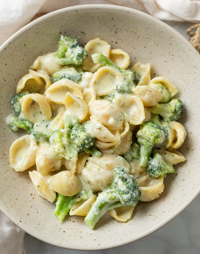 Creamy Broccoli Healthy Pasta