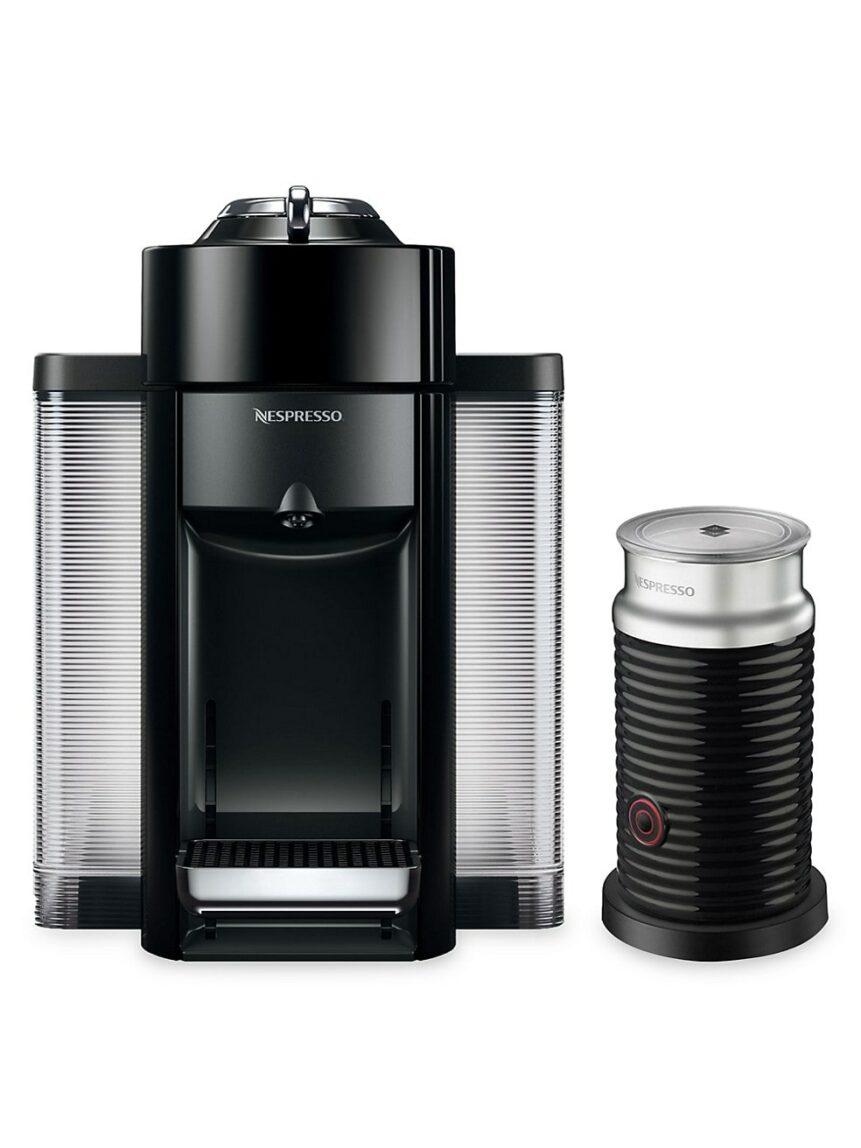 Nespresso Vertuo coffee, espresso, and latte maker on a white background.
