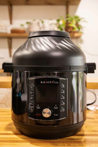Instant Pot Air Fryer on a countertop.