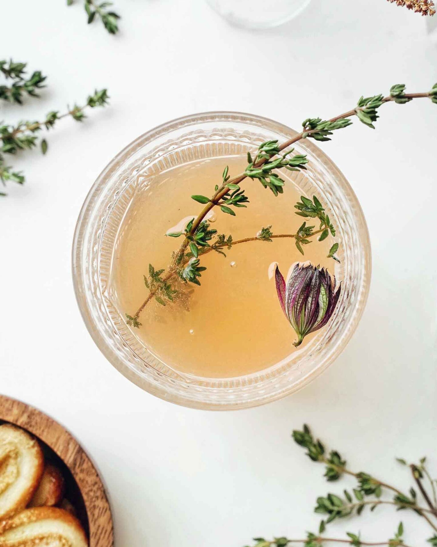 Substitute for Thyme in Recipes: thyme in a glass jar.