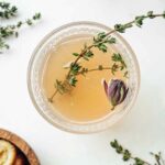 Substitute for Thyme in Recipes: thyme in a glass jar.