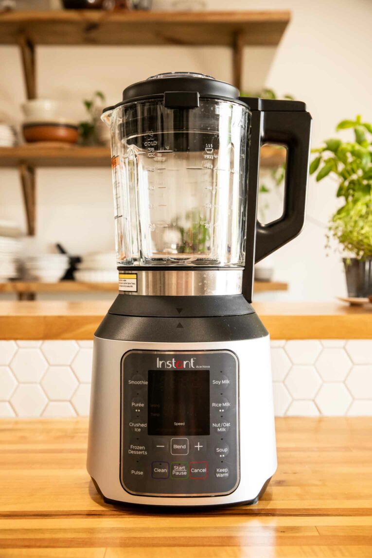 Instant Pot Ace Blender on a countertop.