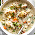 Top photo of Gluten-Free Chicken & Dumplings.