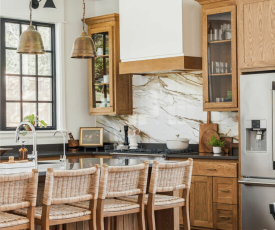 Angled photo of the Jar Of Lemons new kitchen.