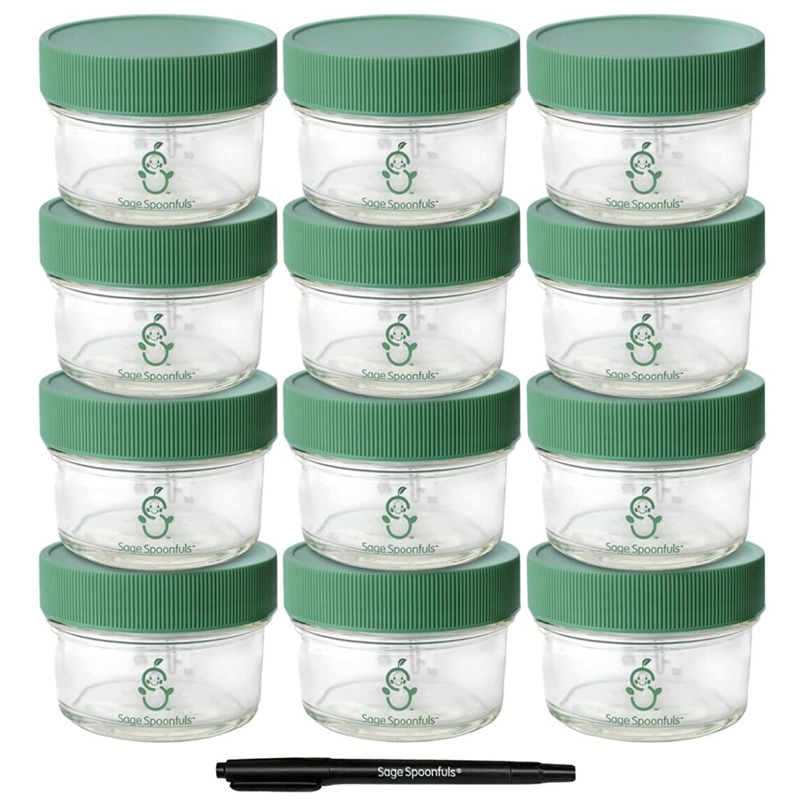 Sage spoonfuls glass baby food containers