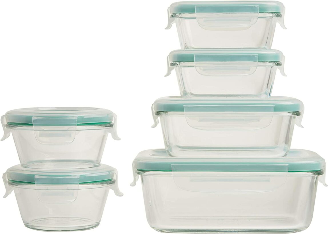 OXO Glass Containers for meal prep.