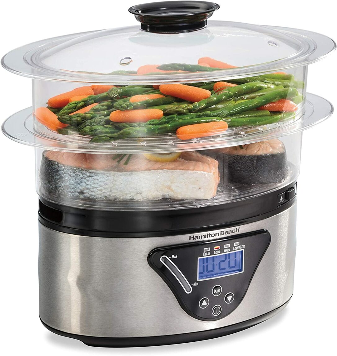 Stackable digital steamer