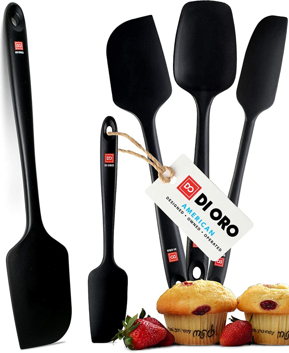 Silicone spatulas - black