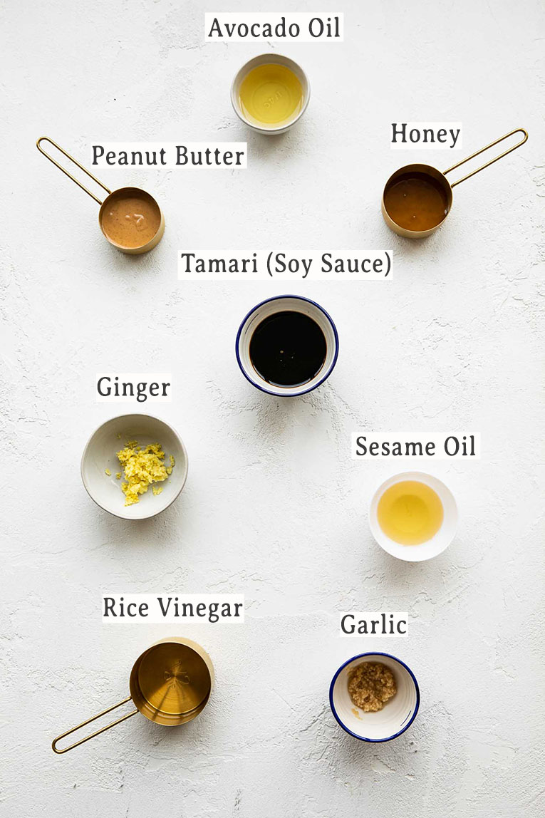 Ingredients for Thai sauce.