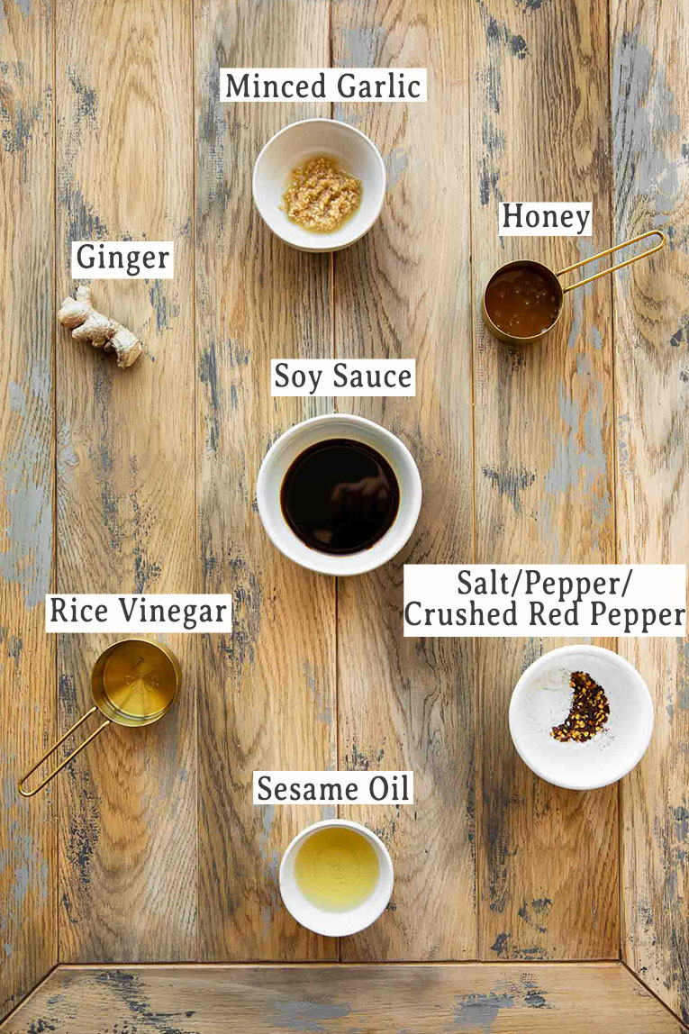 Ingredients for pad thai sauce.