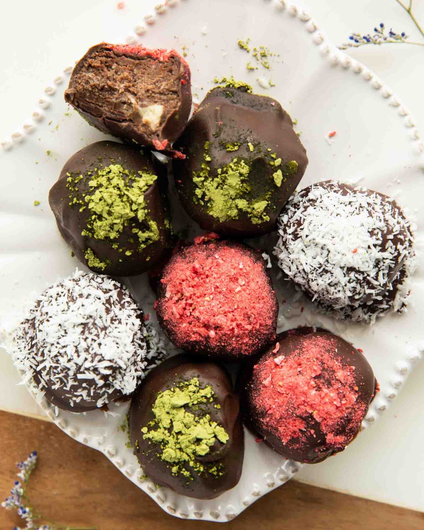 Top photo of Superfood Chocolate Bites recipe.