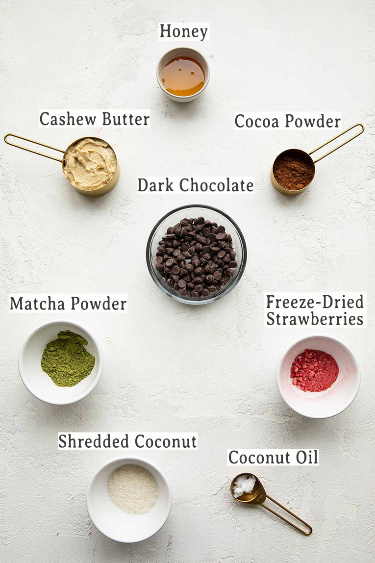 Superfood Chocolate Bites Ingredients photo.