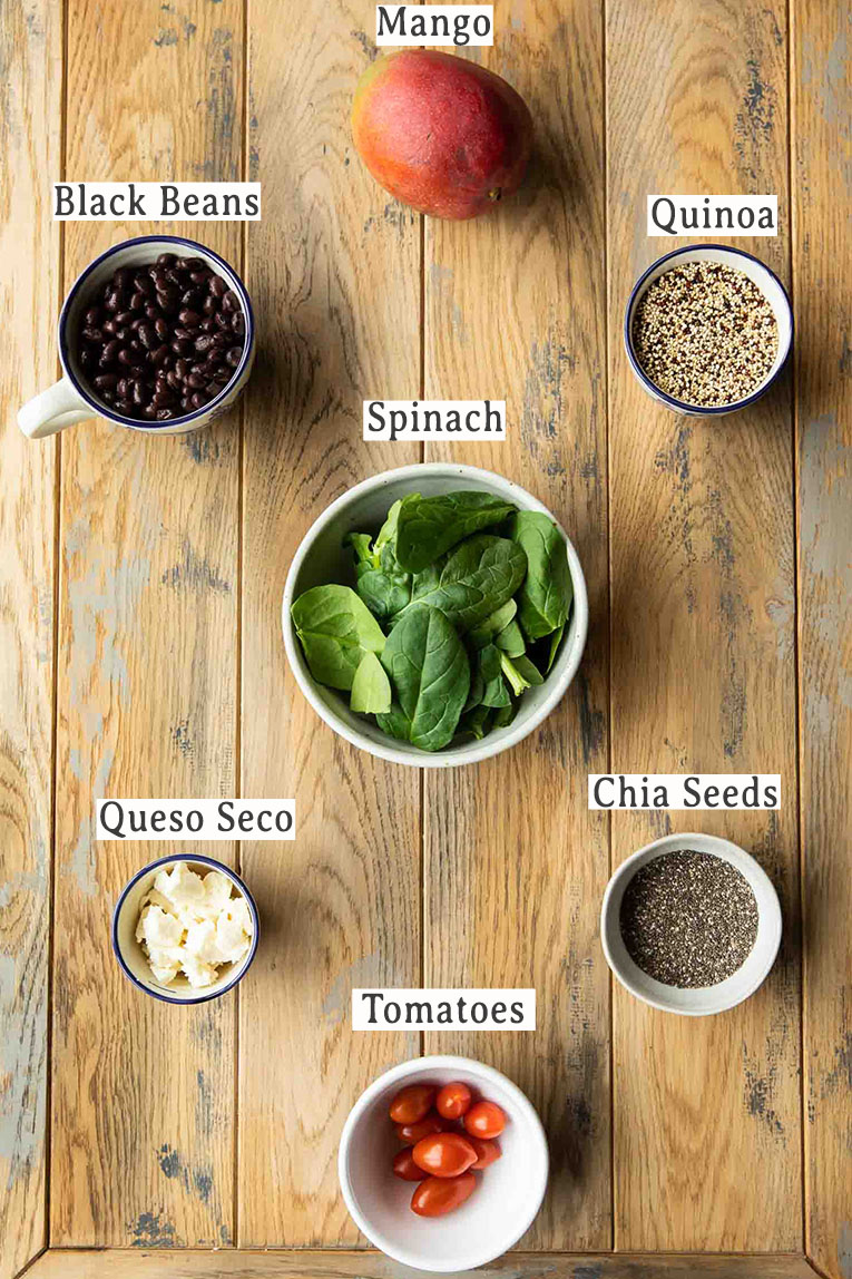 Central American Salad In A Jar Ingredients salad photo.