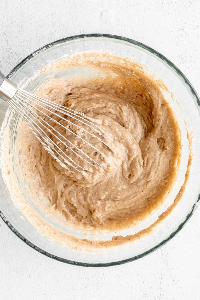 Wet ingredients for Vegan Carrot Cake Donuts recipe