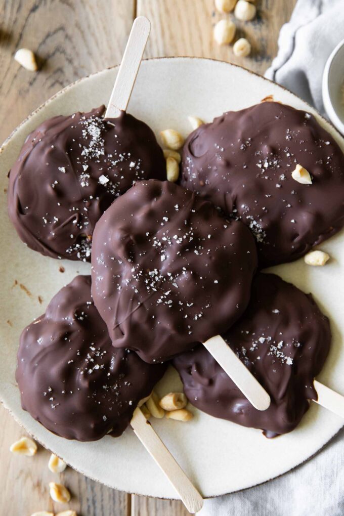Frozen homemade buster bars.