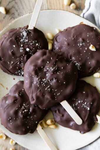 Frozen homemade buster bars.