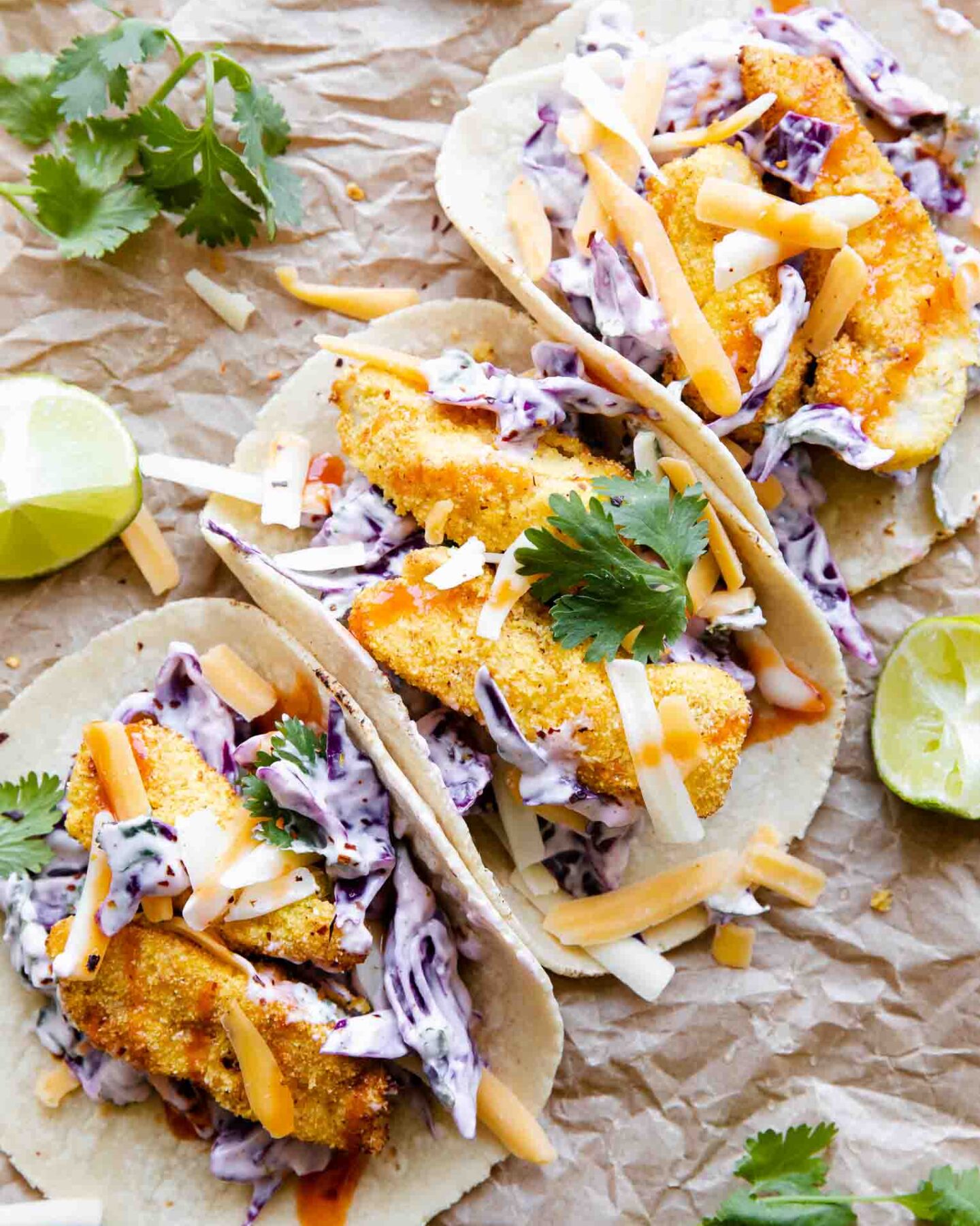 Crispy Air Fryer Fish Tacos recipe.