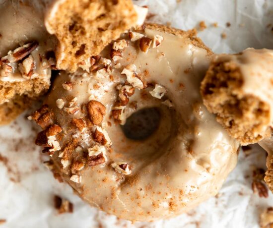 Top shot photo of Maple Gluten-Free Donuts recipe.