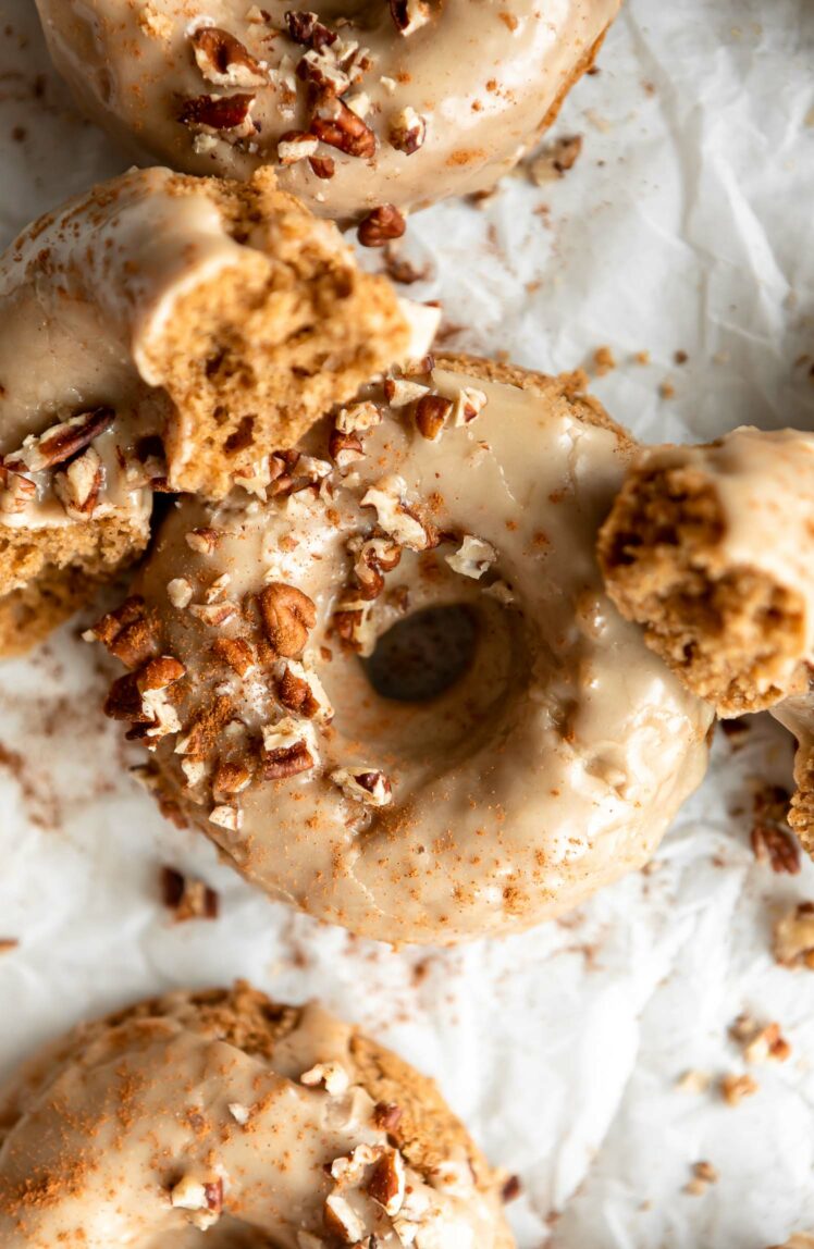 Top shot photo of Maple Gluten-Free Donuts recipe.