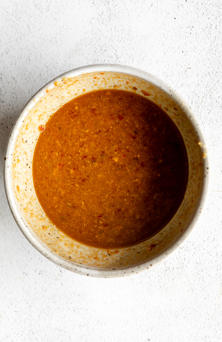 Sauce for miso noodles.