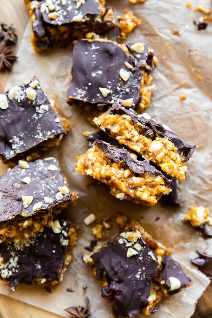 Top photo of Pumpkin Crunch Squares recipe.