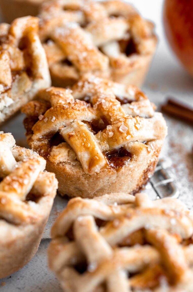 Mini Apple Pies (Gluten-Free) angled photo.