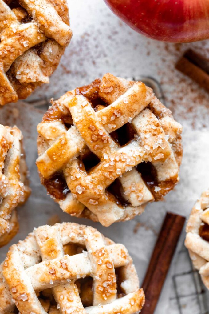 Mini Apple Pies (Gluten-Free) top photo.