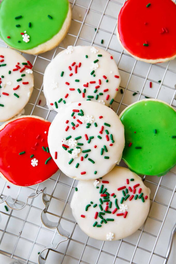 Close up of Gluten-Free Sugar Cookies recipe.