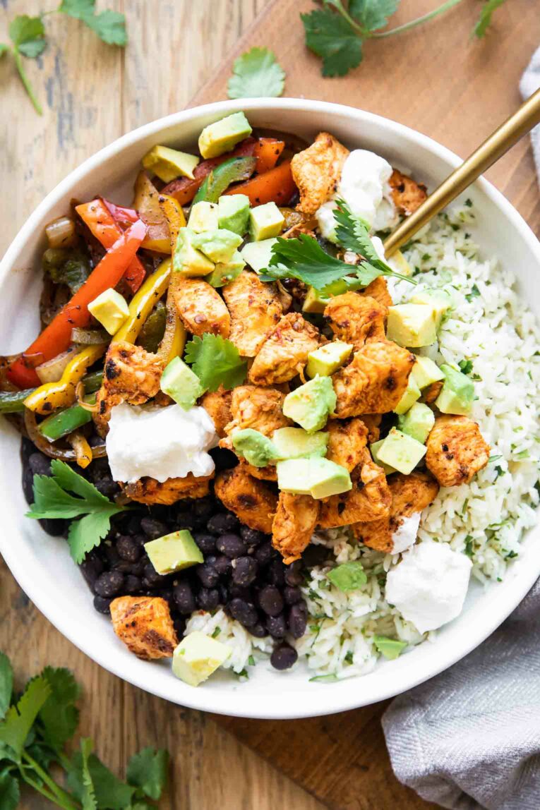 Chipotle Chicken Bowls (Copycat Recipe).