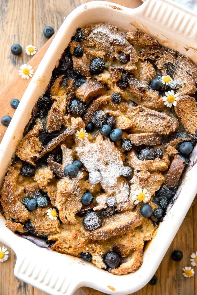 Healthy Blueberry French Toast Casserole recipe.