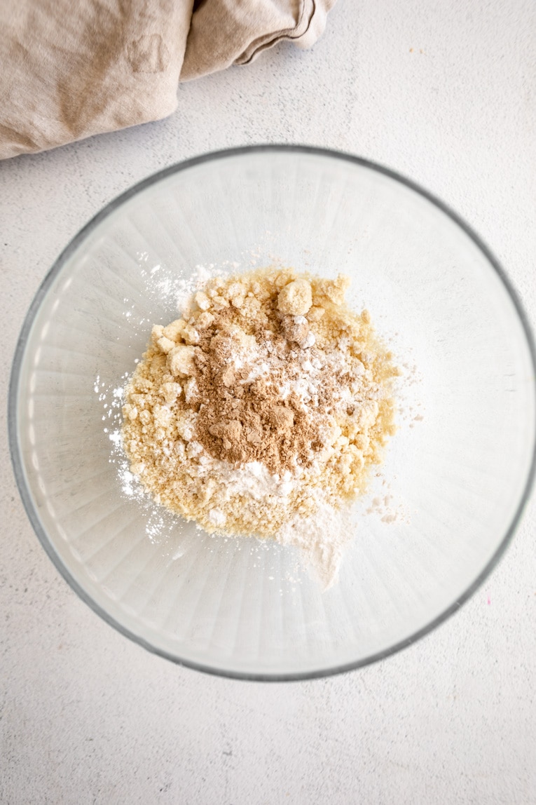 Dry ingredients for Almond Flour Tortillas.