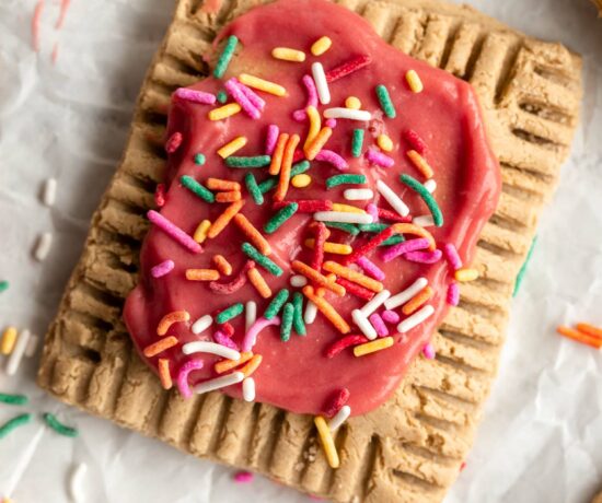 Top shot photo of Protein Pop Tart recipe.