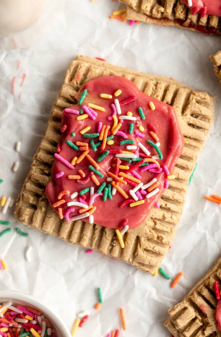 Top shot photo of Protein Pop Tart recipe.
