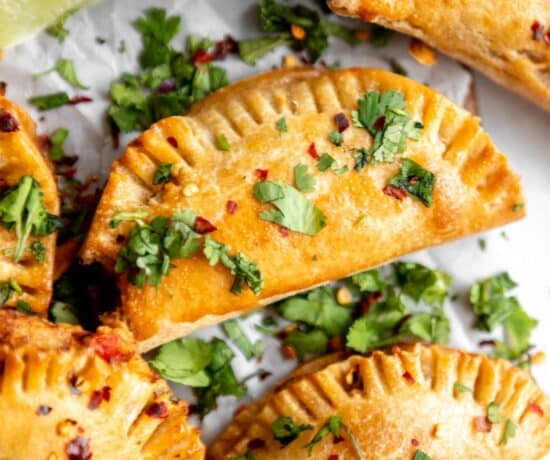 Top shot photo of Chicken Empanadas recipe.