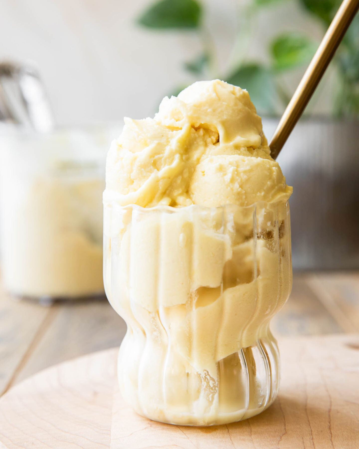 Across photo of Ninja Creami Dole Whip.