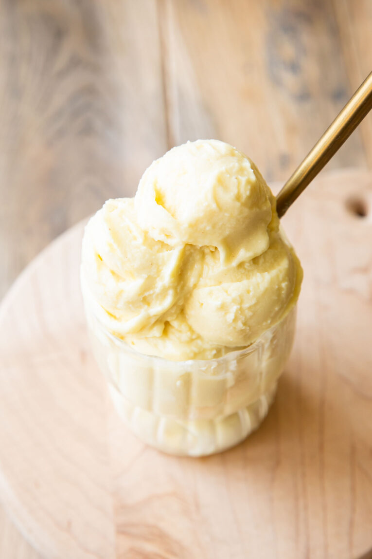 Angeles photo of pineapple dole whip recipe.