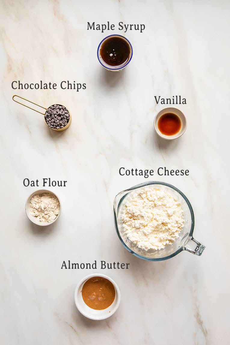 Ingredients for Cookie Dough Ice Cream recipe.