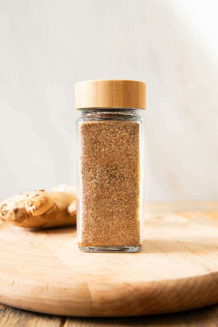 Across photo of jerk seasoning recipe.